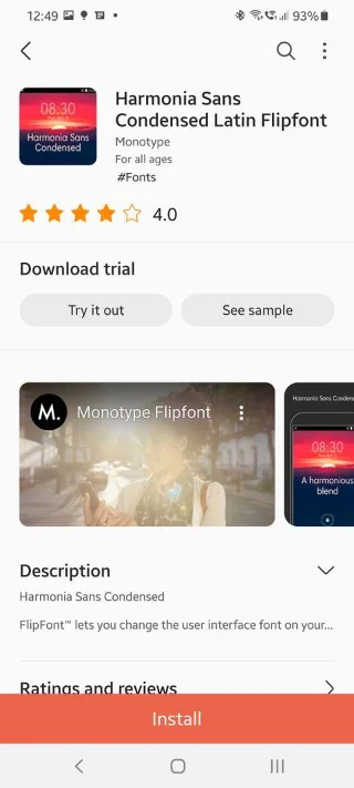 How to install and change fonts on Samsung Galaxy smartphones