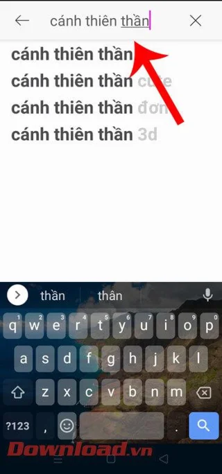 Petunjuk menambahkan sayap malaikat ke foto menggunakan PicsArt