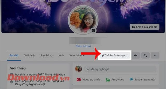 Petunjuk untuk menambahkan foto unggulan di Facebook
