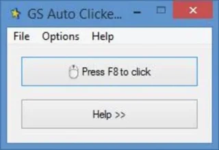 Cara install GS Auto Clicker untuk menahan tombol kiri mouse dalam 3 langkah