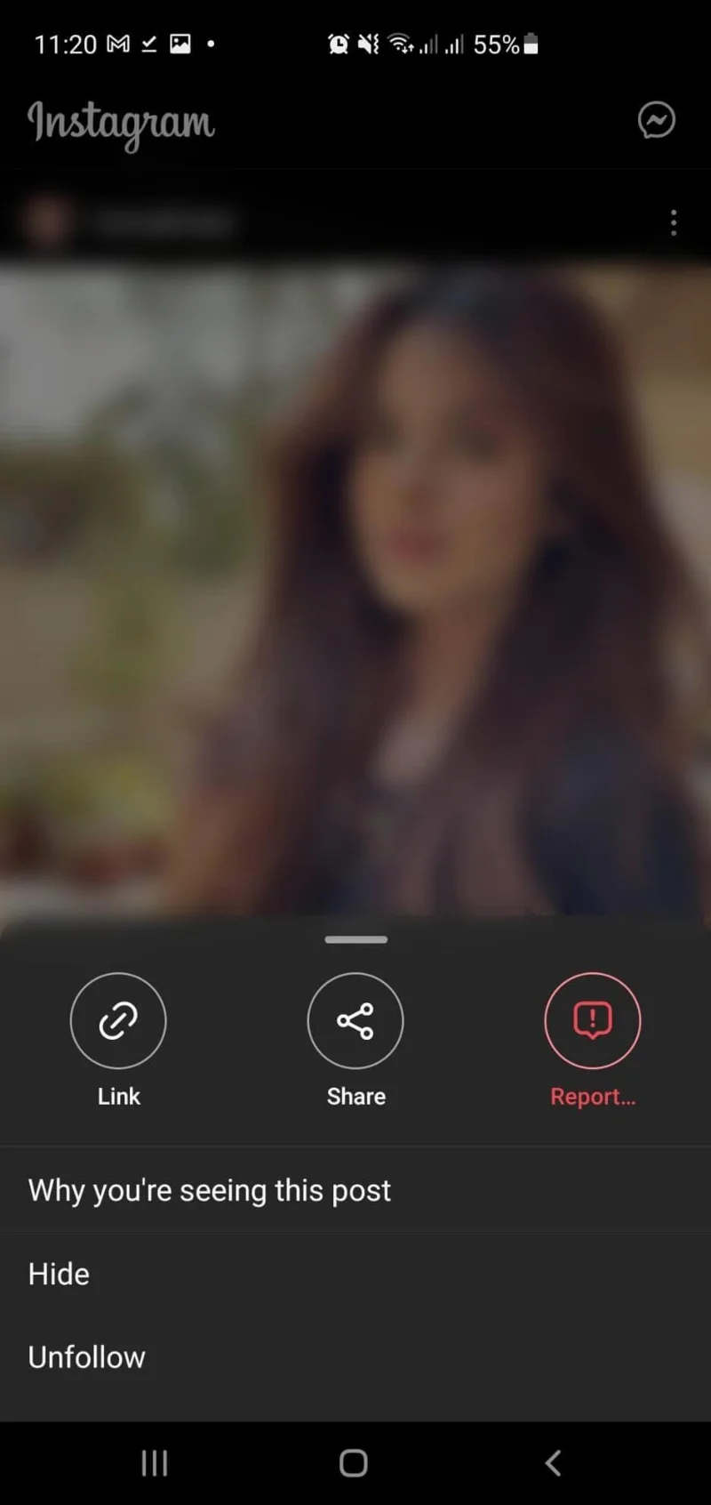 Cara mencari dan mendapatkan link Instagram