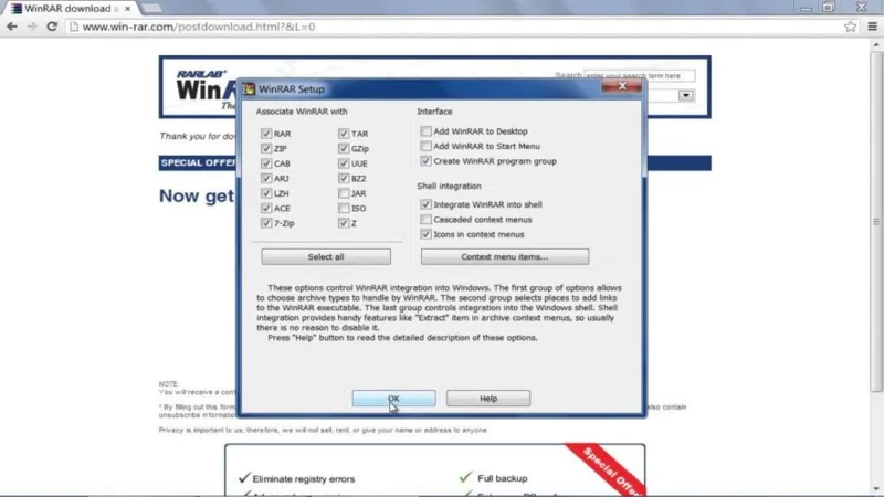 Como impedir que o WinRAR abra arquivos JAR em 3 etapas