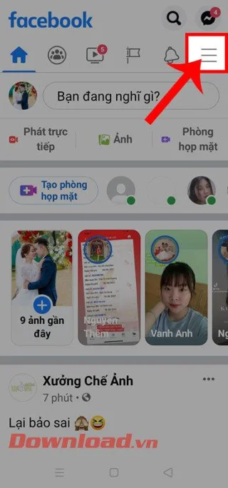 Petunjuk untuk mengubah suara notifikasi di Facebook