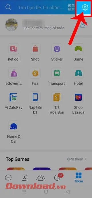 Petunjuk untuk memblokir pesan dan panggilan dari orang asing di Zalo