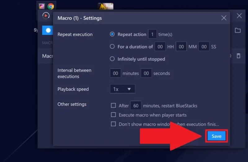 Cara menggunakan pengurus makro pada BlueStacks 5
