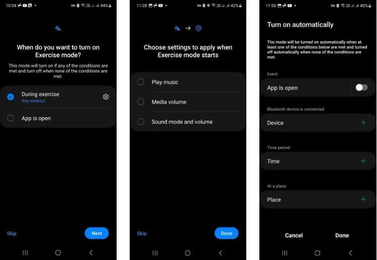 So verwenden Sie Modi und Routinen in One UI 5 auf Samsung-Smartphones