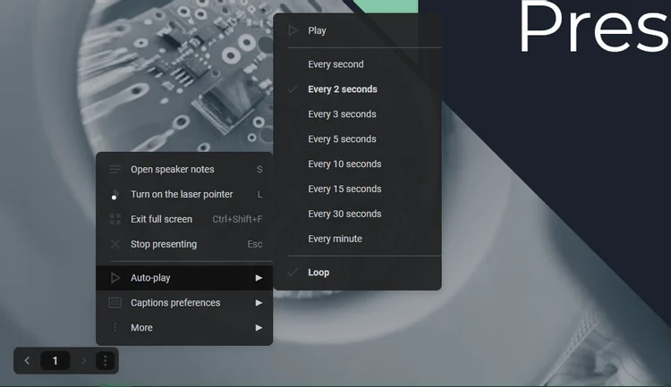 Cara mengulang slide presentasi di Google Slide secara otomatis