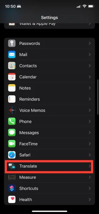 Cómo traducir conversaciones automáticamente en iPhone