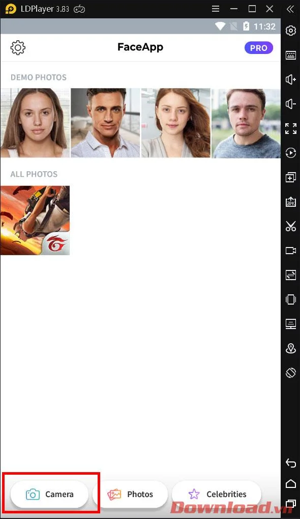 Petunjuk untuk menginstal dan menggunakan Faceapp menggunakan emulator di PC