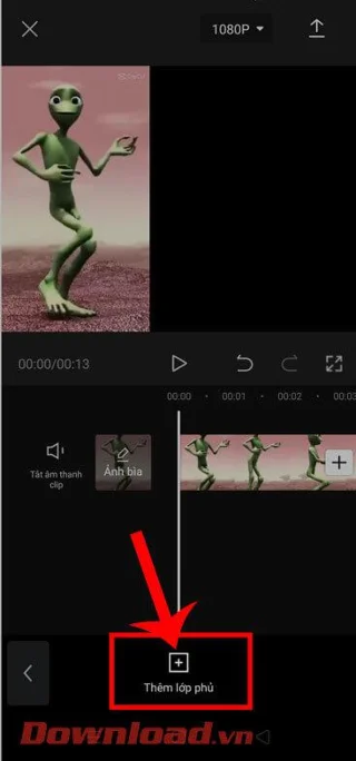 Petunjuk menggabungkan 2 video yang berjalan paralel di CapCut