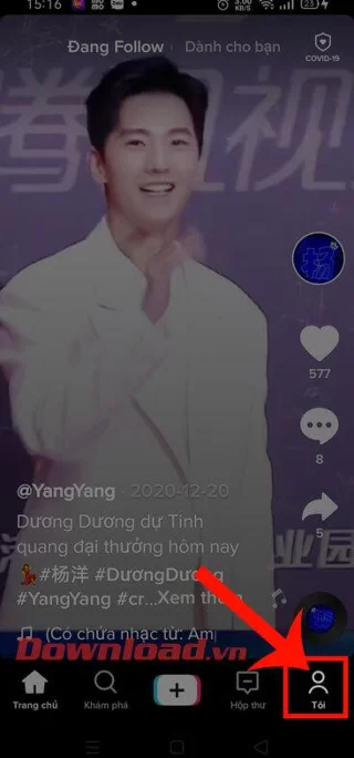Instruções para sair remotamente da conta TikTok