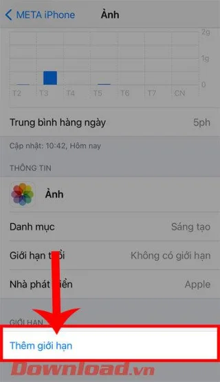 Instrucciones para comprobar las aplicaciones más utilizadas en iPhone