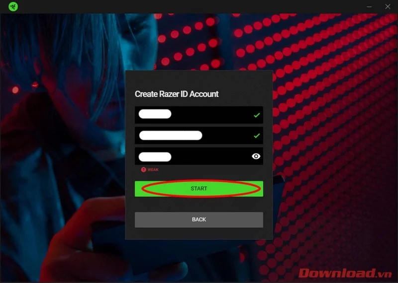 使用 Razer Surround 模拟耳机 7.1 声音的说明