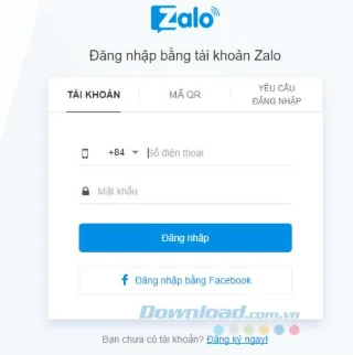 如何在没有软件的情况下使用 Zalo Web 在 Zalo 上聊天