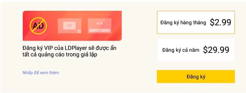 Petunjuk pendaftaran LDPlayer VIP - Hapus iklan sepenuhnya