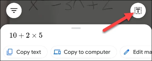 Comment résoudre des problèmes mathématiques avec Google Lens