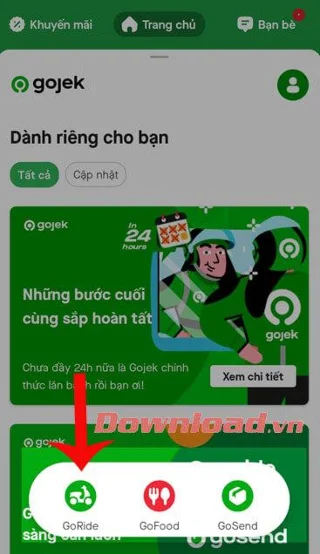 Instruções para instalar e ligar para um carro no Gojek