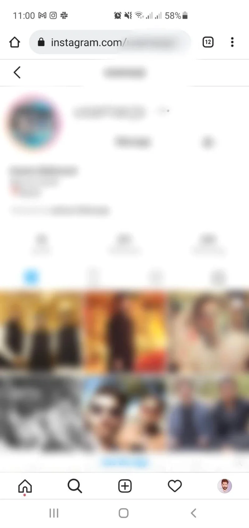 Cara mencari dan mendapatkan link Instagram