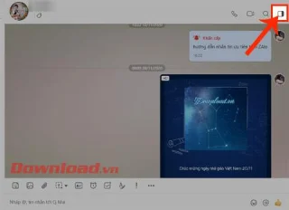 Cara meninjau semua foto, video, file, dan tautan yang dibagikan melalui Zalo