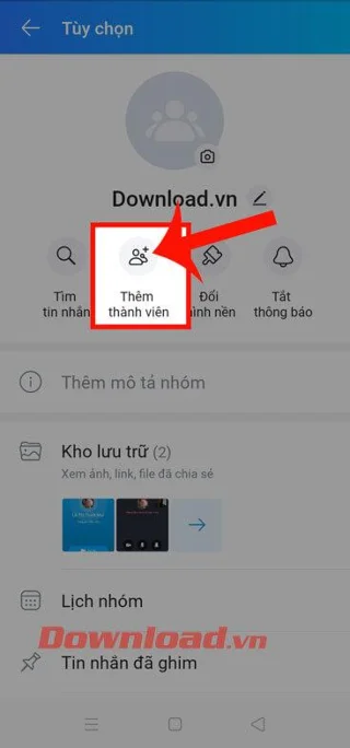 How to block new members from reading old messages on Zalo chat group