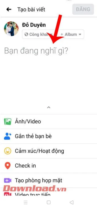 Petunjuk untuk membuat dan mencari draf postingan di Facebook