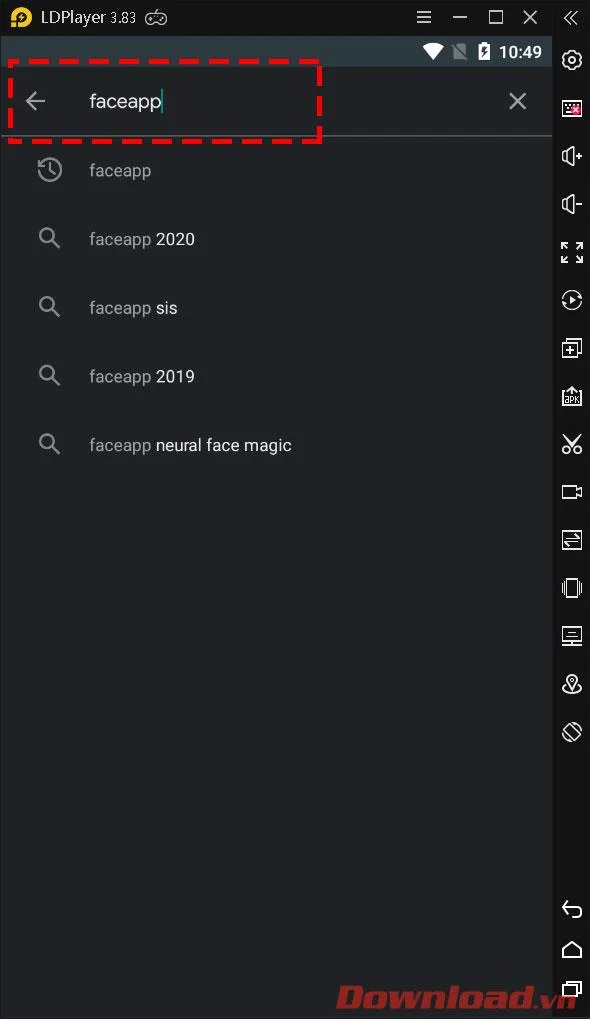 Petunjuk untuk menginstal dan menggunakan Faceapp menggunakan emulator di PC