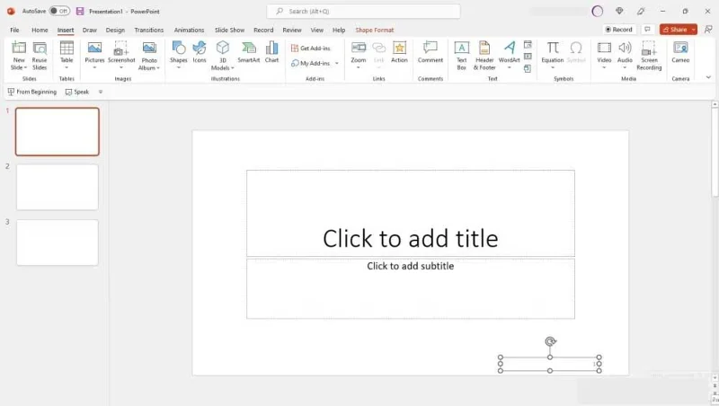 Remover números de slides