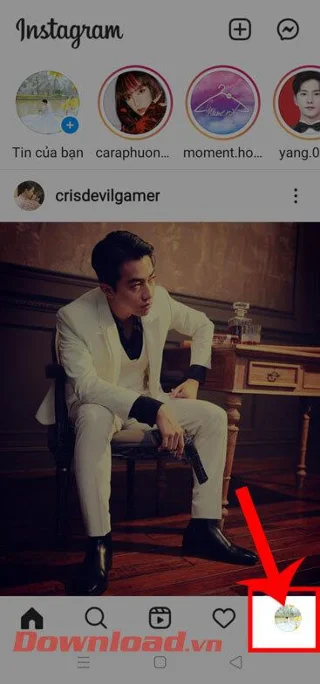 Petunjuk untuk mengubah alamat email di Instagram