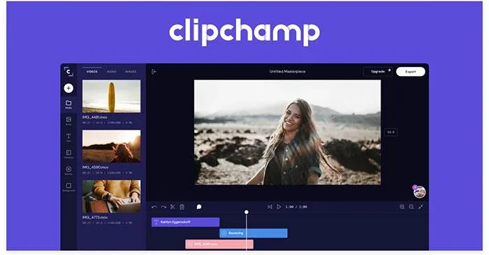 Instrucciones para registrarse y utilizar Clipchamp