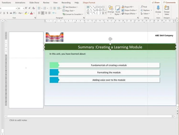 Como criar módulos de ensino usando o Microsoft PowerPoint