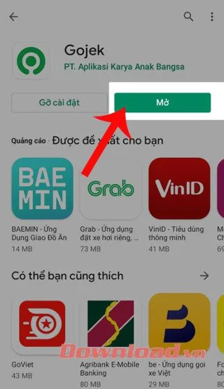 Instruções para instalar e ligar para um carro no Gojek