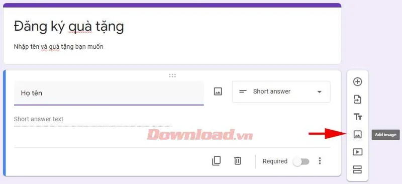 Como adicionar imagens a perguntas e respostas no Formulários Google