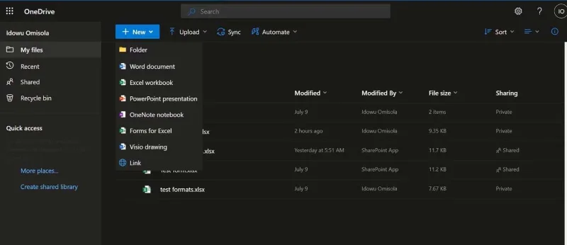Microsoft Forms の回答を Excel と同期する方法
