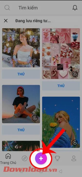 Petunjuk membuat efek gambar cermin di Picsart