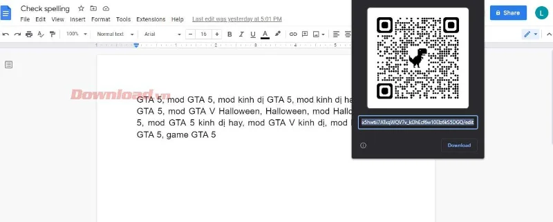 Como criar códigos QR para o Google Docs