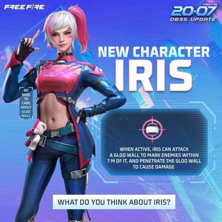 Iris di Free Fire: Skill, senjata, kombo skill