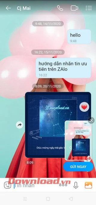 Cara mematikan notifikasi Baru saja diakses di Zalo