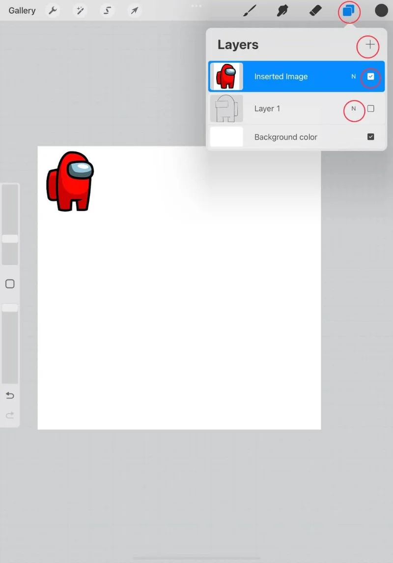 Instruções para usar o Procreate para iniciantes
