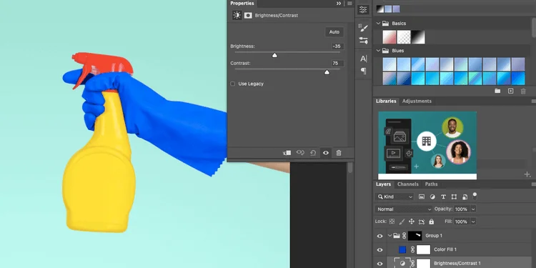 Cara mengubah warna suatu objek di photoshop