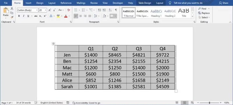 Como converter tabelas em imagens no Microsoft Word