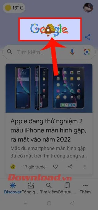 Petunjuk meluncurkan kembang api Selamat Tahun Baru di Google