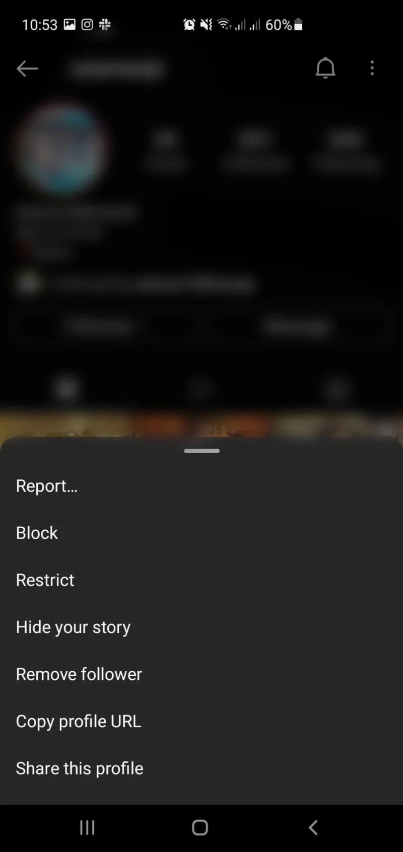 Cara mencari dan mendapatkan link Instagram