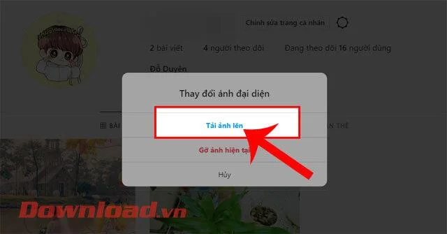 Instruções para alterar a foto do perfil do Instagram