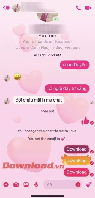Como usar caixa de presente e efeitos flamejantes no Messenger