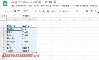 Petunjuk untuk membuat bagan silsilah dan organisasi di Google Spreadsheet