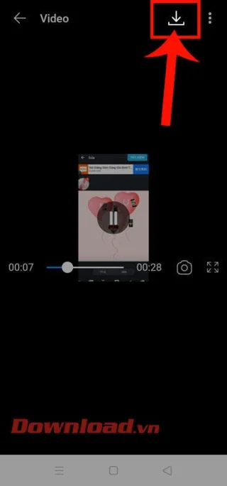 Petunjuk untuk mengunduh dan menyimpan video di Zalo di ponsel Anda