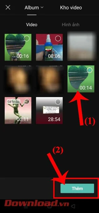 Petunjuk menggabungkan 2 video yang berjalan paralel di CapCut