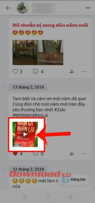 Petunjuk untuk mengunduh dan menyimpan video di Zalo di ponsel Anda