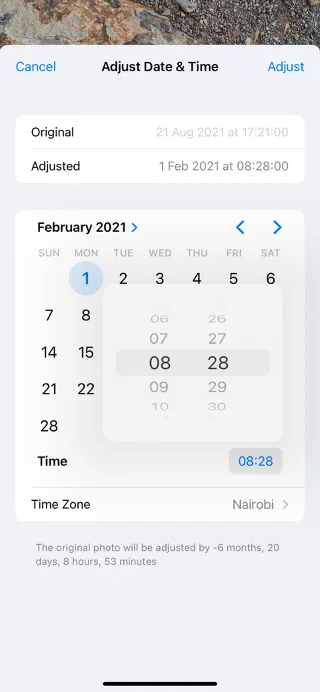 IOS 15: Cómo cambiar la hora y ubicación de las fotos en iPhone