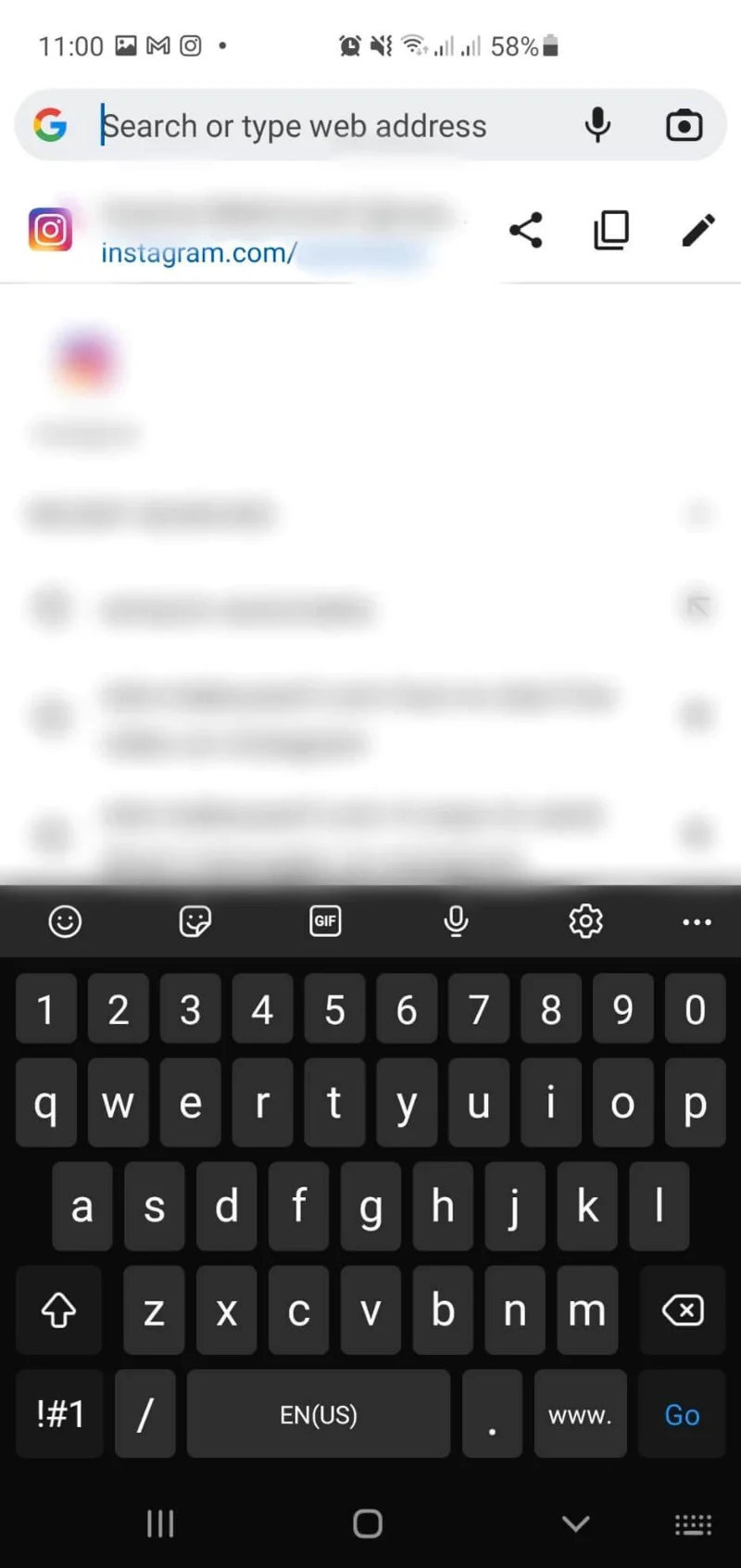 Cara mencari dan mendapatkan link Instagram